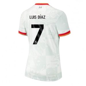 Liverpool Luis Diaz #7 Tredjedrakt Dame 2024-25 Fotballdrakter