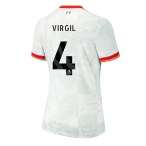 Liverpool Virgil van Dijk #4 Tredjedrakt Dame 2024-25 Fotballdrakter