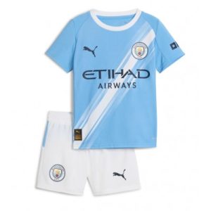 Billige Fotballdrakter Barn Manchester City Hjemmedraktsett 2025-26