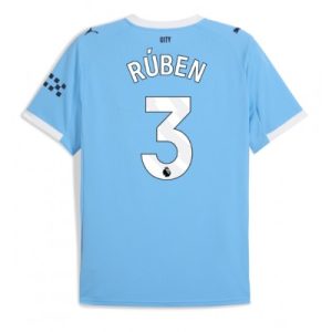 Manchester City Ruben Dias #3 Hjemmedrakt 2025-26 Fotballdrakter
