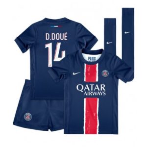 Billige Barn Paris Saint-Germain PSG Desire Doue #14 Hjemmedraktsett 2024-25