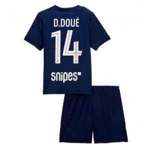 Paris Saint-Germain PSG Desire Doue #14 Hjemmedraktsett 2025-26 Fotballdrakter