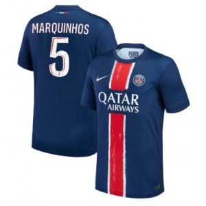 Paris Saint-Germain PSG Marquinhos #5 Hjemmedrakt 2024-25 Fotballdrakt