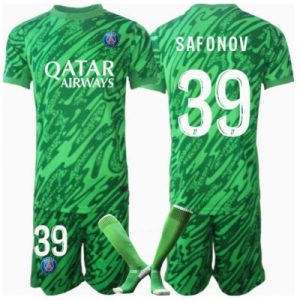 Paris Saint-Germain PSG Matvei Safonov #39 Keeper Hjemmedraktsett 2024-25 Fotballdrakter