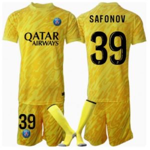 Paris Saint-Germain PSG Matvei Safonov #39 Keeper Tredjedraktsett 2024-25 Fotballdrakter