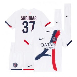 PSG Milan Skriniar #37 Bortedraktsett 2024-25 Fotballdrakt for barn