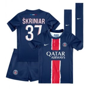 Paris Saint-Germain PSG Milan Skriniar #37 Hjemmedraktsett 2024-25 Fotballdrakter
