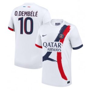 Paris Saint-Germain PSG Ousmane Dembele #10 Bortedrakt 2024-25 Fotballdrakt