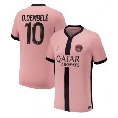 Paris Saint-Germain PSG Ousmane Dembele #10 Tredjedrakt 2024-25 Fotballdrakt