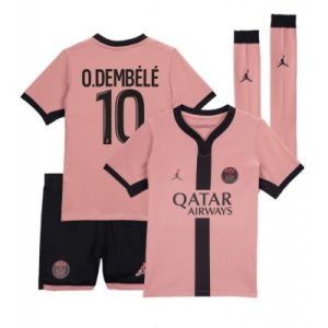 Billige fotballdrakter til Barn PSG Ousmane Dembele #10 Tredjedraktsett 2024-25