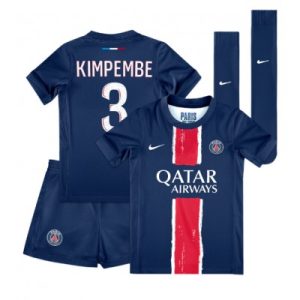 Fotball Barndrakt Paris Saint-Germain PSG Presnel Kimpembe #3 Hjemmedraktsett 2024-25