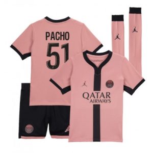 Paris Saint-Germain PSG Willian Pacho #51 Tredjedraktsett 2024-25 Barn klær