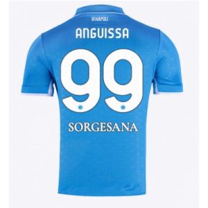 SSC Napoli Frank Anguissa #99 Hjemmedrakt 2024-25 Fotballdrakter