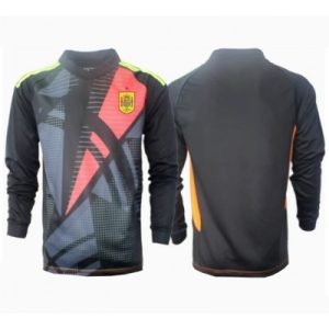 Spania Keeper Bortedrakt EM 2024 Svart Fotballdrakter