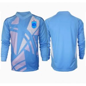 Spania Keeper Hjemmedrakt EM 2024 Blå Fotballdrakter