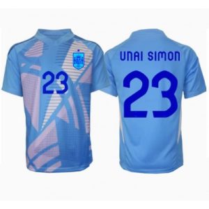 Spania Unai Simon #23 Keeper Hjemmedrakt EM 2024 Fotballdrakter