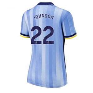 Tottenham Hotspur Brennan Johnson #22 Bortedrakt Dame 2024-25 Fotballdrakter