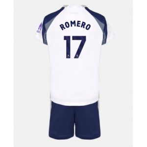 Tottenham Hotspur Cristian Romero #17 Hjemmedraktsett 2025-26 Fotballdrakter Barn