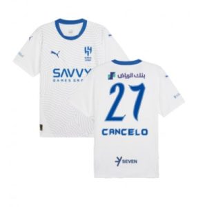 Al-Hilal Joao Cancelo #27 Bortedrakt 2024-25 Fotballdrakt Outlet