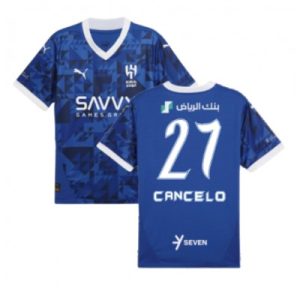 Kjøpe Al-Hilal Joao Cancelo #27 Hjemmedrakt 2024-25 Fotballdrakt Menn