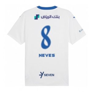 Al-Hilal Ruben Neves #8 Bortedrakt 2024-25 fotballdrakt med trykk