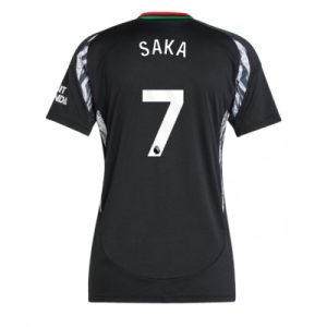 Arsenal Bukayo Saka #7 Bortedrakt Dame 2024-25 Klubbdrakter Fotball