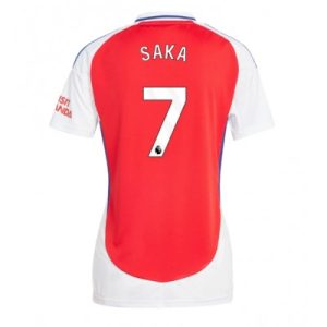 Arsenal Bukayo Saka #7 Hjemmedrakt Dame 2024-25 Klubbdrakter Fotball