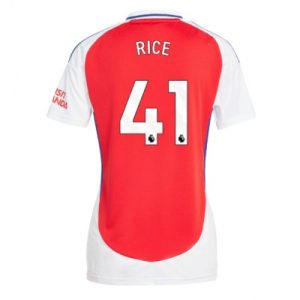 Arsenal Declan Rice #41 Hjemmedrakt Dame 2024-25 Klubbdrakter Fotball