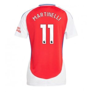 Arsenal Gabriel Martinelli #11 Hjemmedrakt Dame 2024-25 Klubbdrakter Fotball