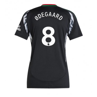 Arsenal Martin Odegaard #8 Bortedrakt Dame 2024-25 Klubbdrakter Fotball