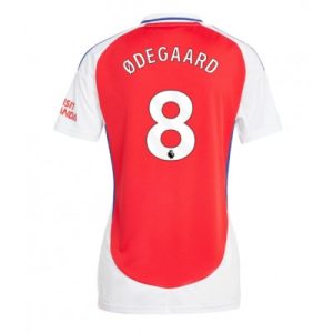 Arsenal Martin Odegaard #8 Hjemmedrakt Dame 2024-25 Klubbdrakter Fotball