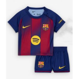 Billige fotballdrakter til Barn Barcelona Hjemmedraktsett 2025-26