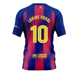 Barcelona Lamine Yamal #10 Hjemmedrakt 2025-26 Fotballdrakt
