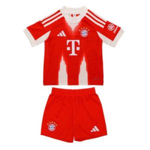 Fotballdrakt for barn Bayern Munich Hjemmedraktsett 2025-26 rød