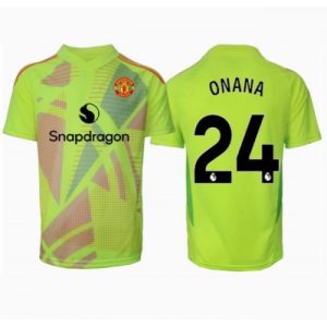 Manchester United drakt Andre Onana #24 Keeper Bortedrakt 2024-25