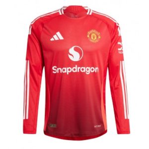 Kjøpe Manchester United Fotballdrakt Hjemmedrakt 2024-25 Rød