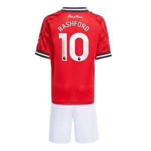 Manchester United drakt Barn Marcus Rashford #10 Hjemmedraktsett 2025-26