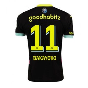 PSV Eindhoven fotballdrakt med trykk Johan Bakayoko #11 Bortedrakt 2024-25