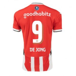 PSV Eindhoven fotballdrakt med trykk Luuk de Jong #9 Hjemmedrakt 2024-25