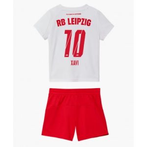 RB Leipzig Xavi Simons #10 Hjemmedraktsett 2025-26 Fotballdrakter hvit rød