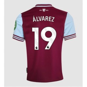 West Ham United Edson Alvarez #19 Hjemmedrakt 2024-25 Fotballdrakter