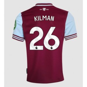 West Ham United Max Kilman #26 Hjemmedrakt 2024-25 Fotballdrakter