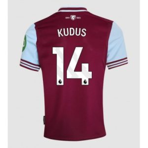 West Ham United Mohammed Kudus #14 Hjemmedrakt 2024-25 Fotballdrakter