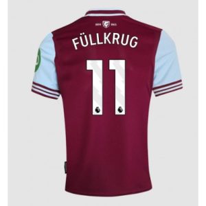 West Ham United Niclas Fullkrug #11 Bortedrakt 2024-25 Fotballdrakter