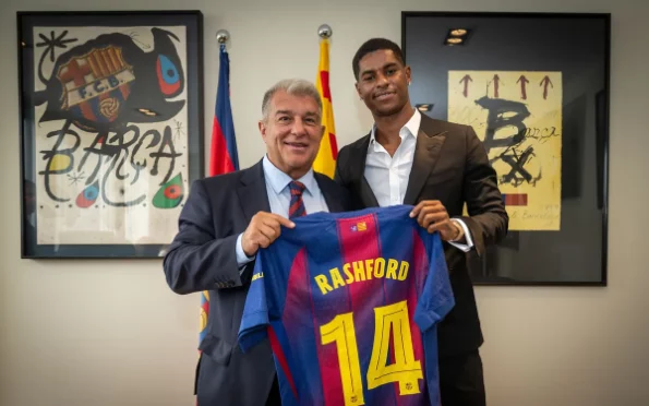 Barcelona har offisielt annonsert at Rashford har lånt ut.