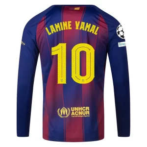 Barcelona Lamine Yamal #10 Hjemmedrakt 2025-26 Fotballdrakter- UCL