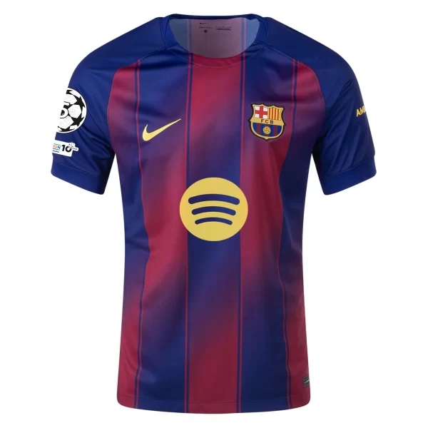 Barcelona Lamine Yamal #10 Hjemmedrakt 2025-26 - UCL-1