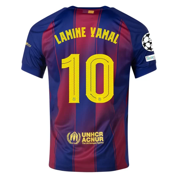 Barcelona Lamine Yamal #10 Hjemmedrakt 2025-26 - UCL