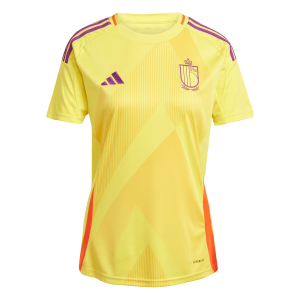 Fotballdrakt Belgia Kvinner Bortedrakt EM 2025 gul