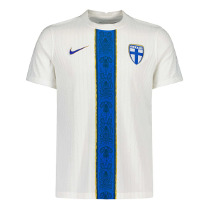 Fotballdrakt Landslaget Finland Kvinner Hjemmedrakt EM 2025 hvit